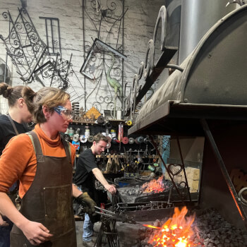 Forge a knife 