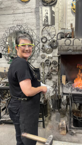 Metalwork class by Forge On